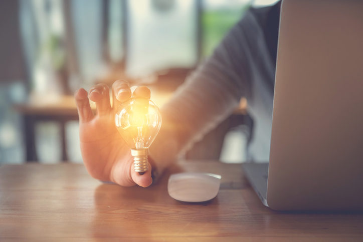 lighting up a business idea